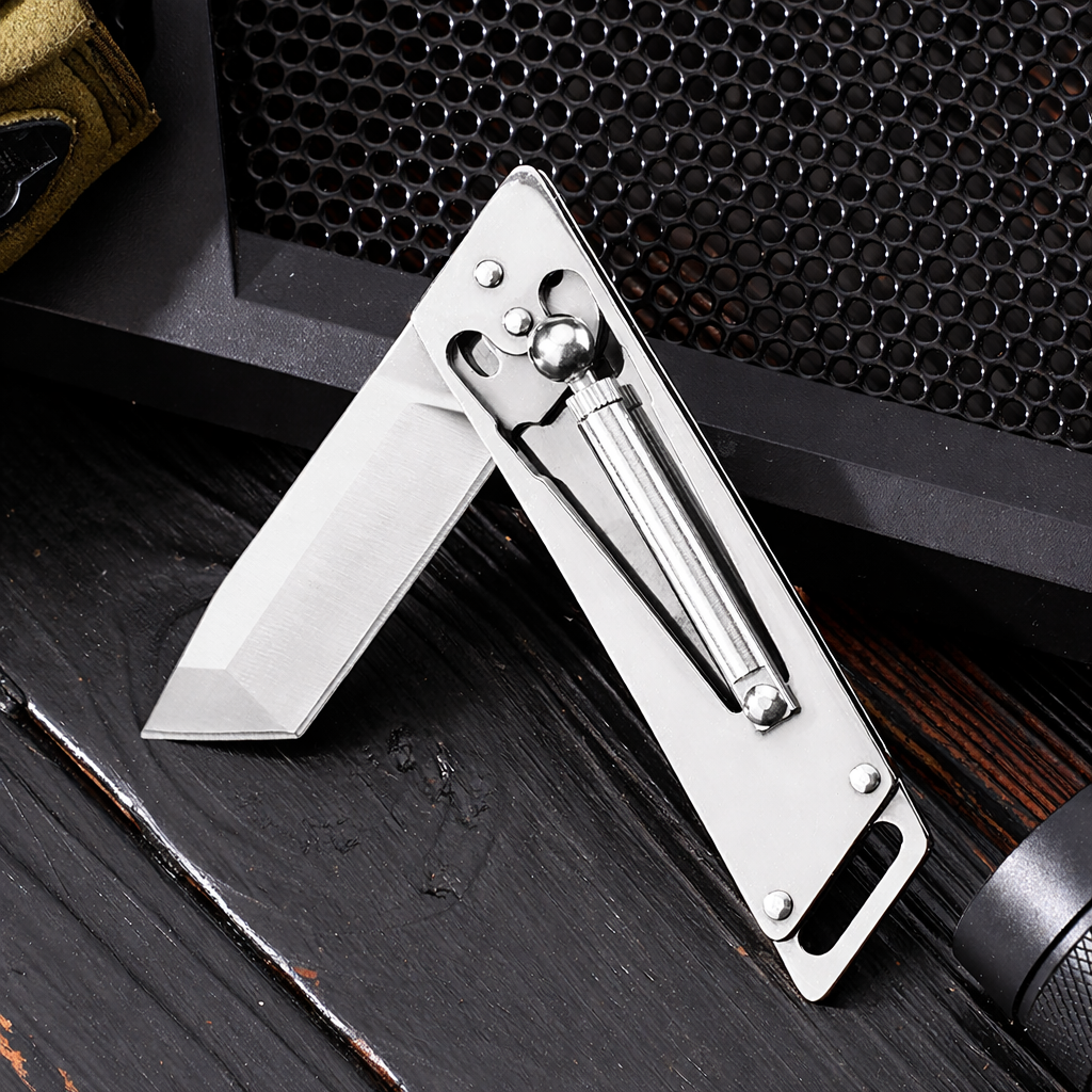 VGMAX All Stainless Steel Folding Pocket Knife
