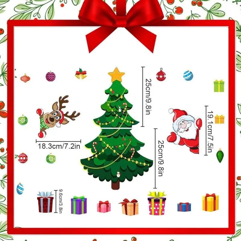 🎄Christmas Refrigerator Magnets,Christmas Tree Magnets for Fridge Stickers