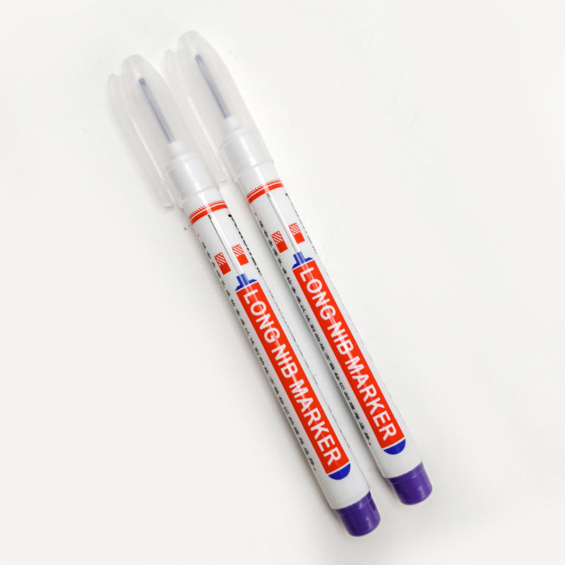 Extended Tip Marker Pen, Quick Dry Ink For Deep Hole Marking🎯