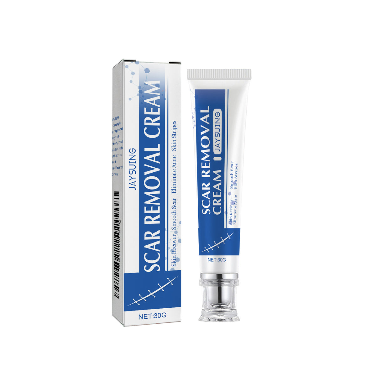 ✨Jaysuing Scar Removal Cream , Skin Repair Gel for Surgical Scars, Acne Marks, Stretch Marks, Burn & Cut Scars, Odorless Skin Care Cream for Adults & Kids