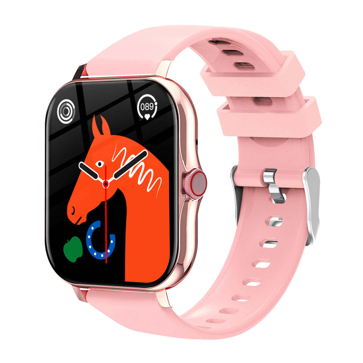 ⌚ Smart Touchscreen Fitness Watch – Steps, Alerts & Music Control