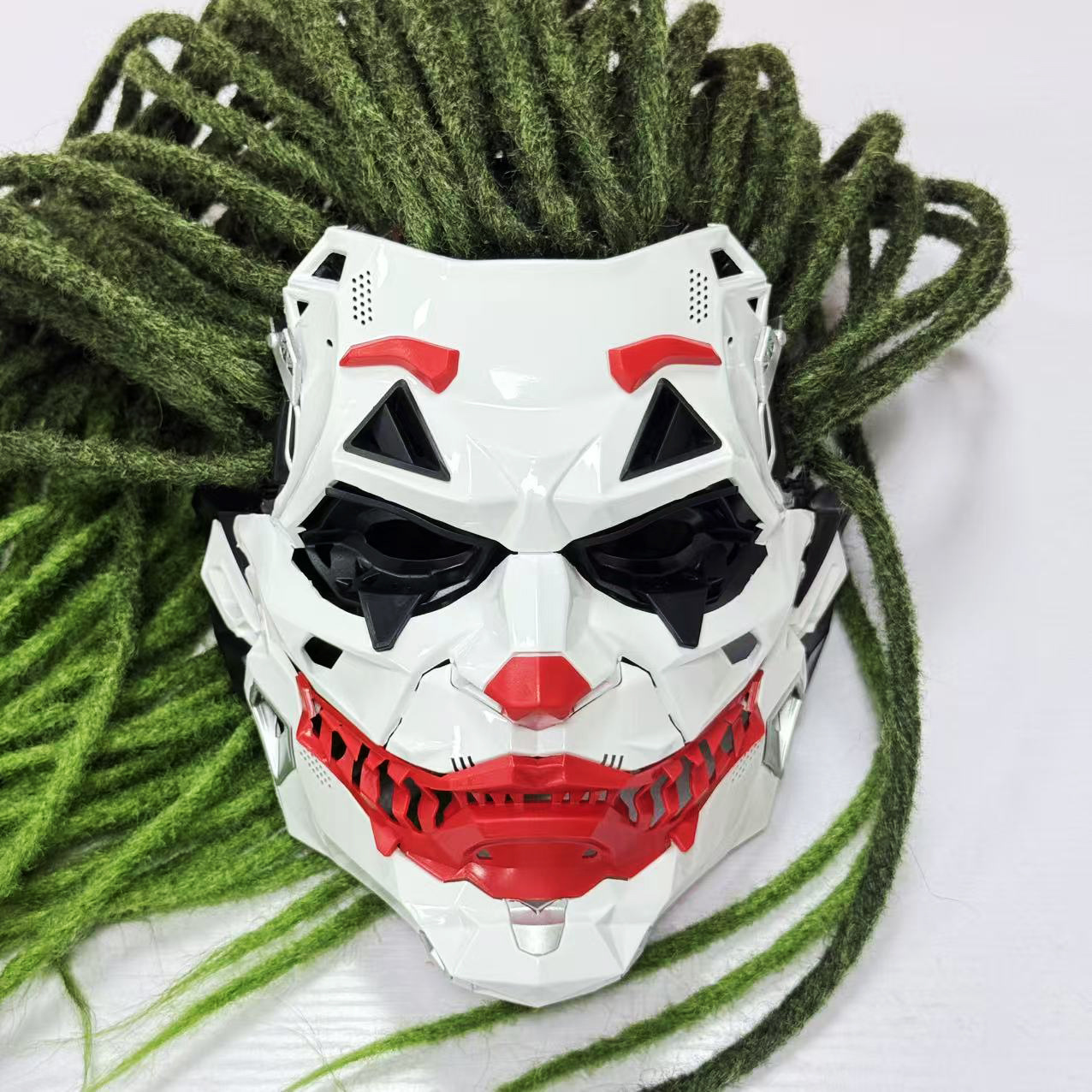 🔥Hot Sale 49% OFF🔥Cyberpunk Joker Mask without Dreadlocks - The Ultimate Cosplay Statement Piece