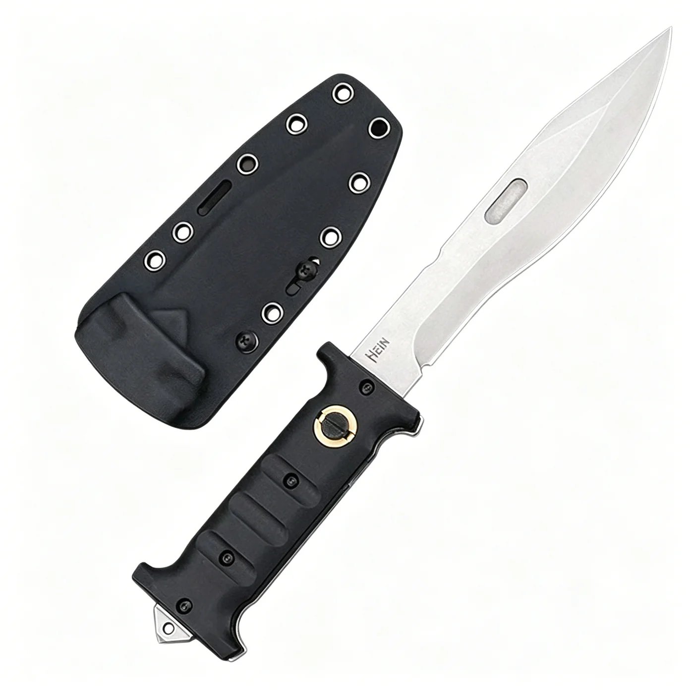 D2 Button Lock Folding Knife