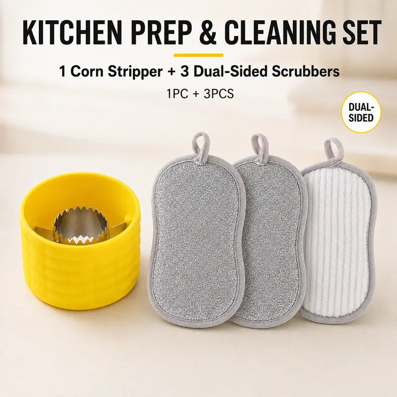 🌽 Fresh Corn Kernels in 5 Seconds — No Mess, No Danger!