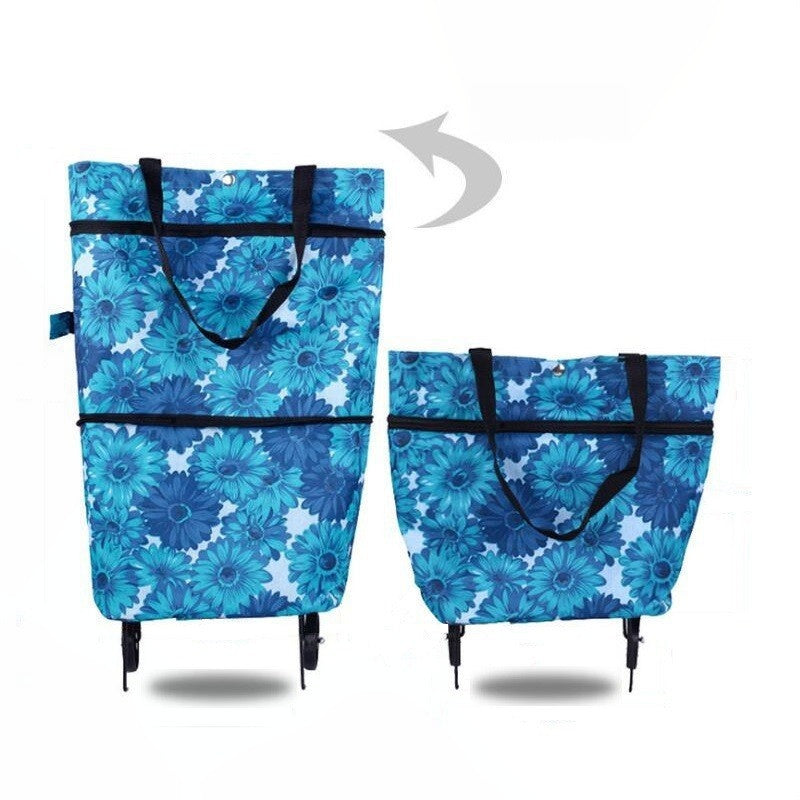 ๐ฅ2-in-1 Foldable Shopping Cart๐