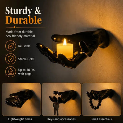 👻Gothic Hand Wall Candle Holders – 🎃Halloween Decor