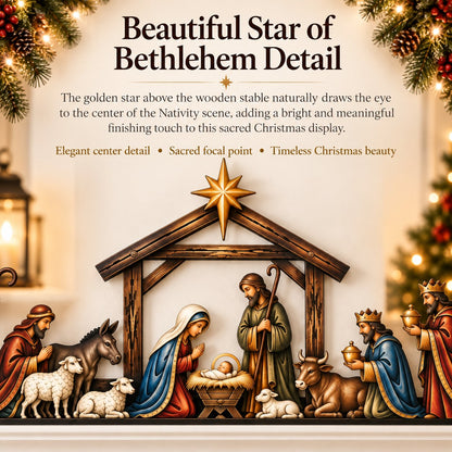 💯✝ Nativity Scene Door Topper | Bring The Story Of Christmas Home