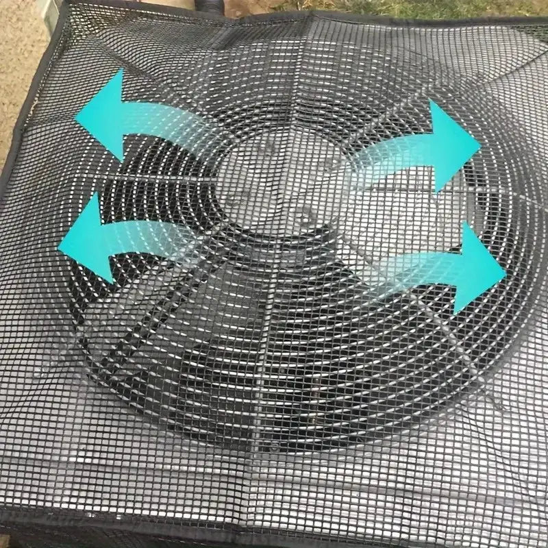 ❄️ Heavy-Duty Mesh AC Cover – All-Season Outdoor Protection