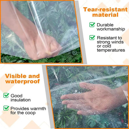 ⏰Limited Stock 49% OFF🌞💦🌊 Transparent Outdoor Protection System—Outdoor Cover with Metal Grommets💧