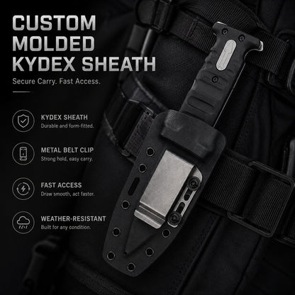 D2 Button Lock Folding Knife