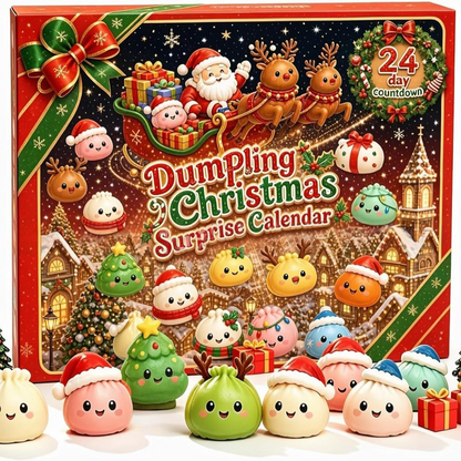 🎄 Christmas Dumpling Squishy Advent Calendar 🎅🎁