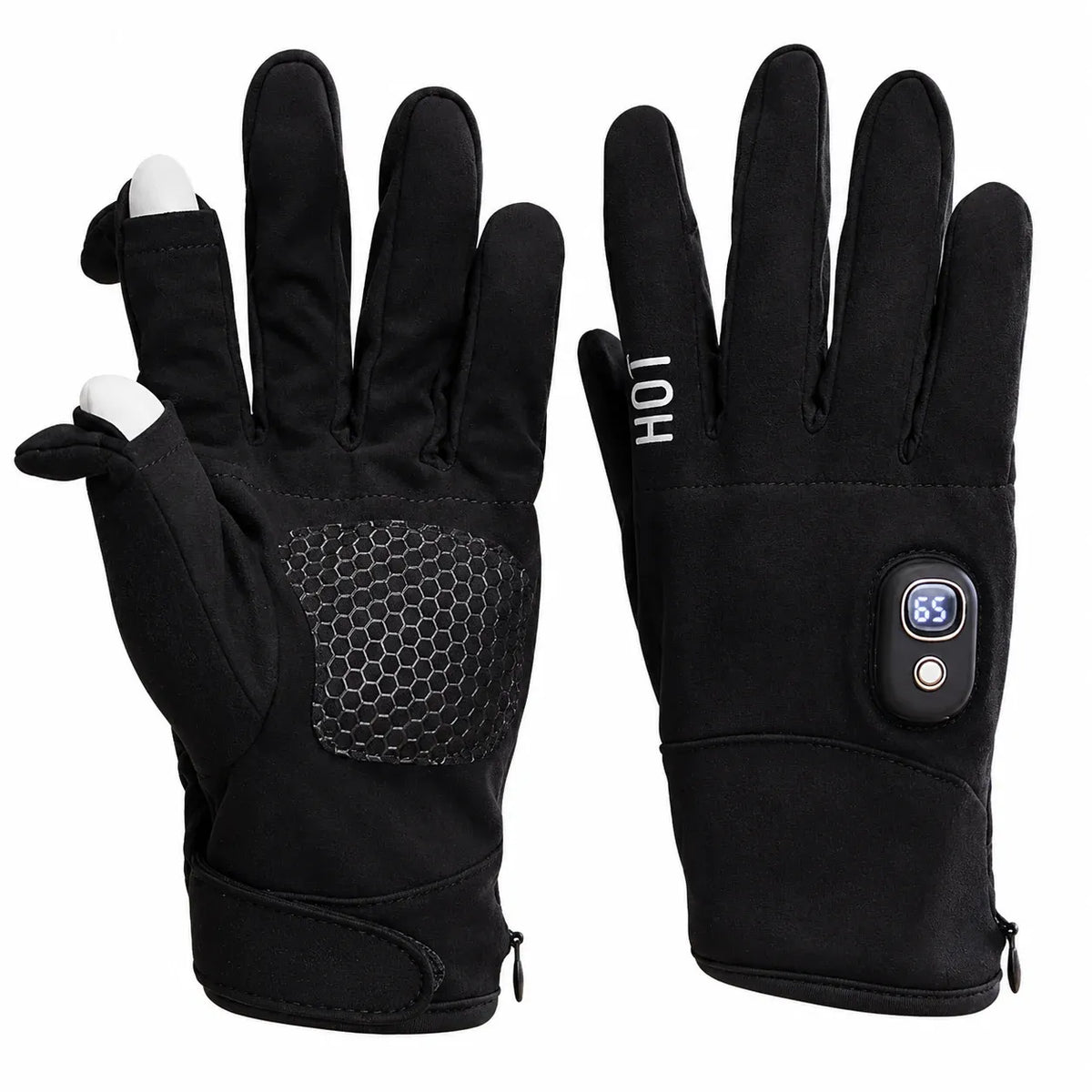 🔥 HOT SALE | Rechargeable Heated Gloves – Touchscreen Winter Gloves with Adjustable Heat for Skiing, Hiking & Outdoor Use