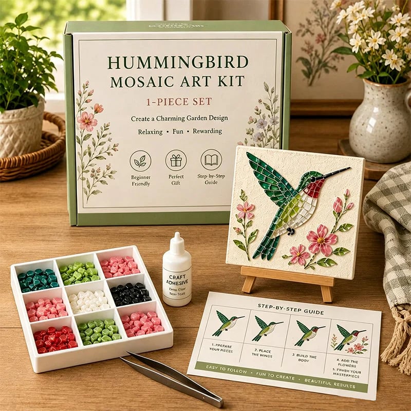 🔥 Last Day 49% OFF – 🎨Watering Can Mosaic Art Kit