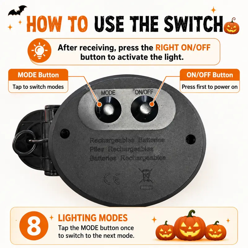 🎃 Pumpkin Solar Stake Lights – Halloween Outdoor Yard Decor