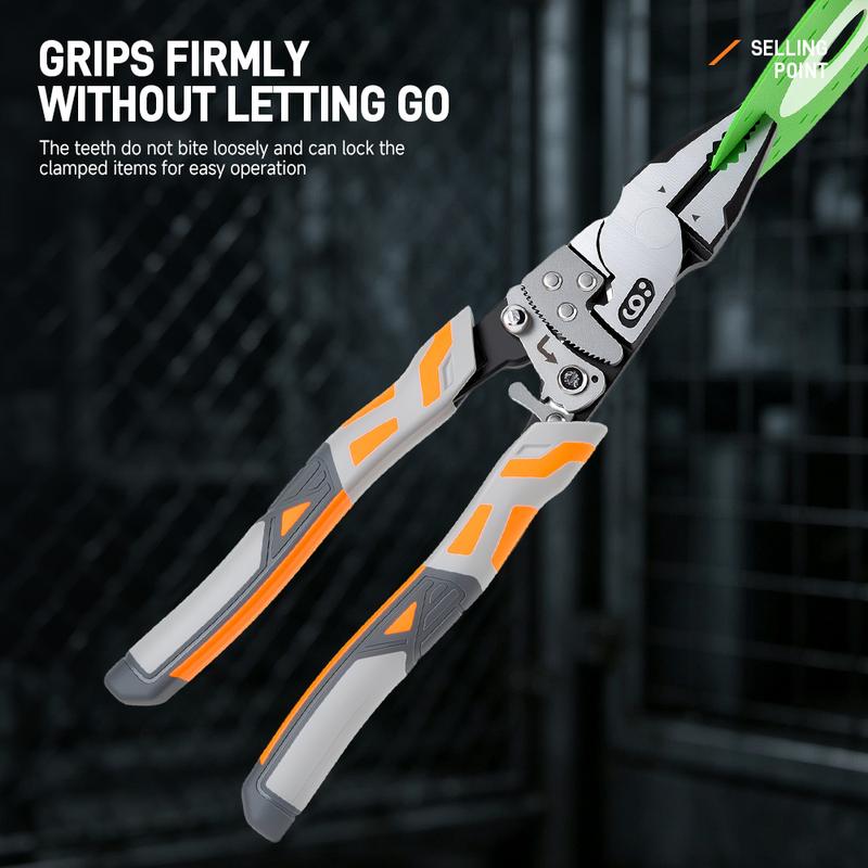 🔧 Self-Locking Ratchet Pliers – Heavy-Duty Grip & Cutter