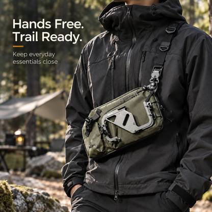 🎒Urban Transit Gear Sling Bag | Expandable 2.5‑3.5L X‑Pac Water‑Rep,Modular Chest Bag for Commute & Outdoor🏕️