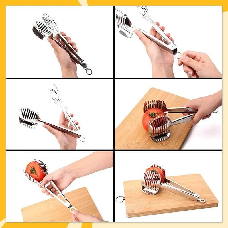 🔥 50% OFF 2-Pack Stainless Steel Food Slicing Guide