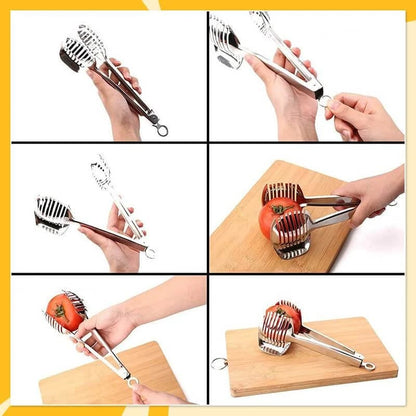 🔥 50% OFF 2-Pack Stainless Steel Food Slicing Guide