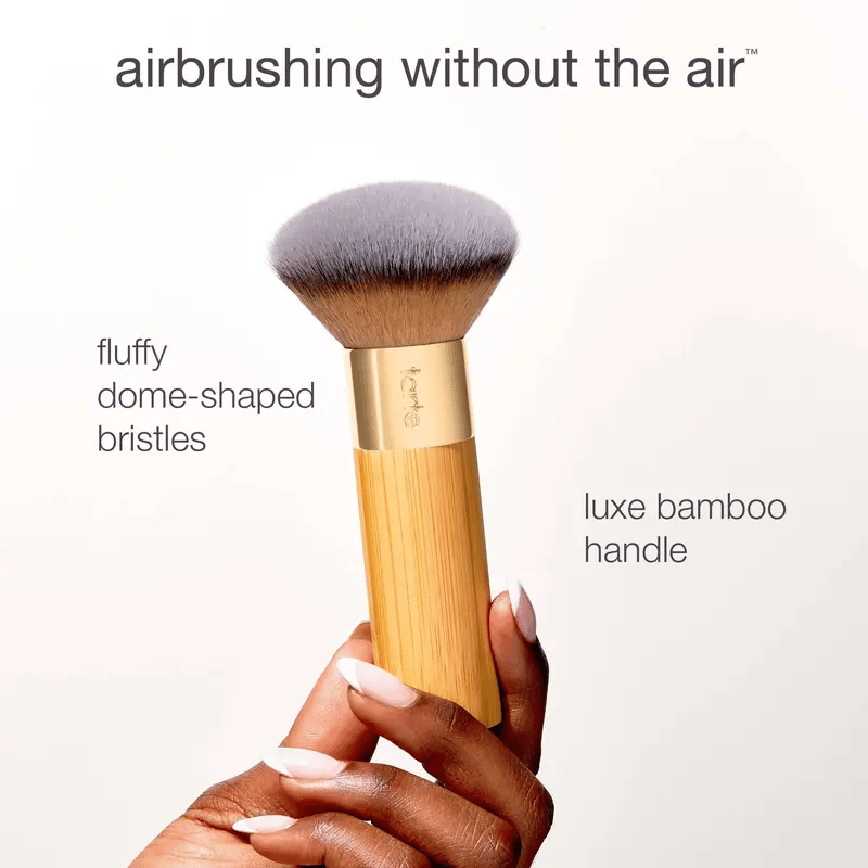 🔥Last Day Discount 49% Off --The Tarte BufferTM Brush - Fluffy, Dome Foundation Brush🖌️