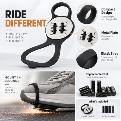 🏍️ Motorcycle Boot Spark Sliders 🔥 | Real Sparks & Eye-Catching Riding Effects ⚡