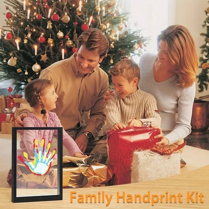 DIY Handprint Keepsake Kit for Family – Clay Imprint Craft Frame for Couple, Parent & Child – Creative Gift