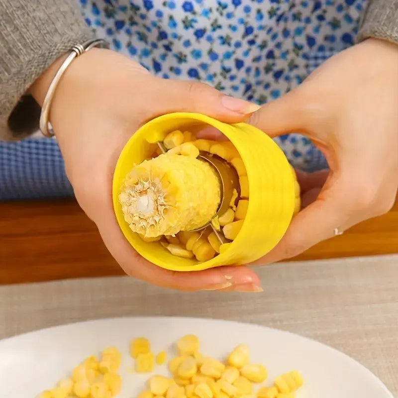 🌽 Fresh Corn Kernels in 5 Seconds — No Mess, No Danger!