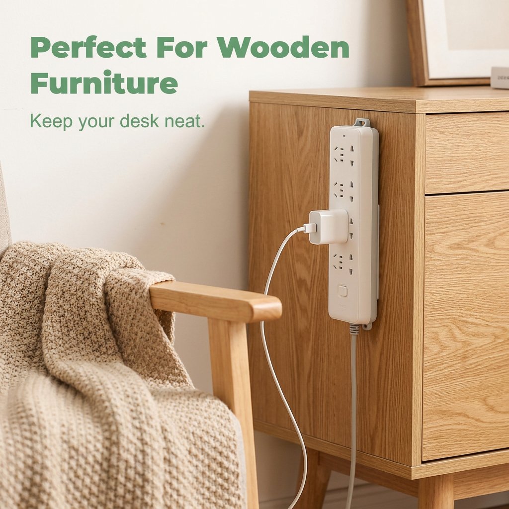 Adhesive Punch-free Socket Holder