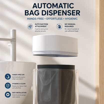 🤖 2-in-1 Automatic Smart Trash Can & Bag Dispenser 💡