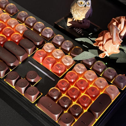 🔥50% OFF！💄FURYCUBE IP108 Lipstick Shape Wireless Mechanical Keyboard, Tri-Mode RGB Desk Keyboard✨