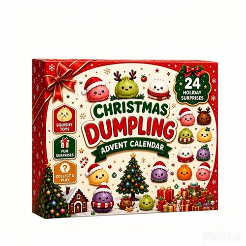 🎄 Christmas Dumpling Squishy Advent Calendar 🎅🎁