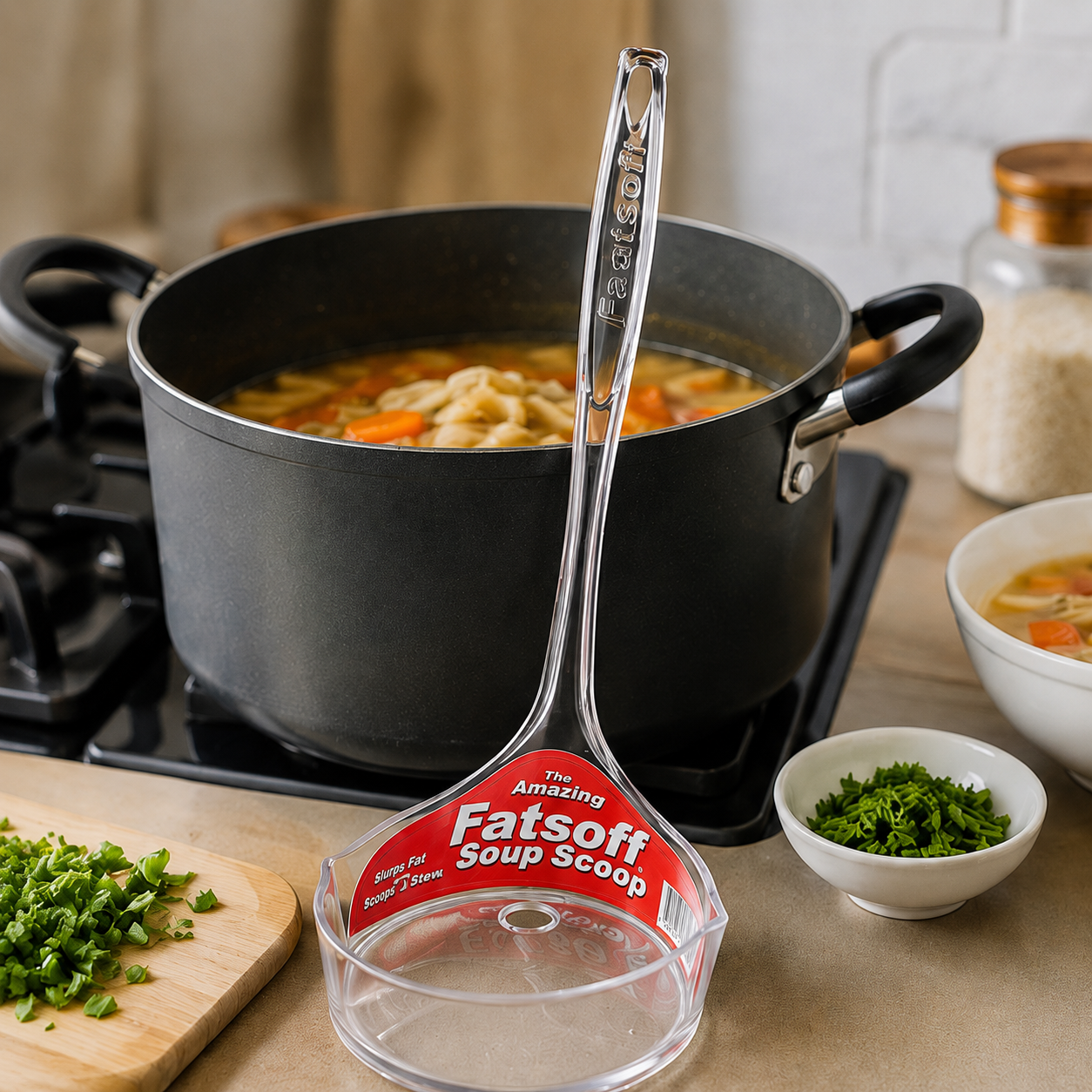 Oil Separating Spoon-Fat Skimmer