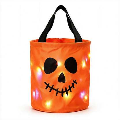LED Light Up Halloween Candy Bucket