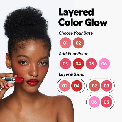 [TIRTIR Official] MOOD GLIDER LIP & BLUSH STICK - Dual Function Compact Makeup Stick for Lips and Cheeks