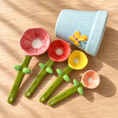 Petal Pot Measuring Spoons Set