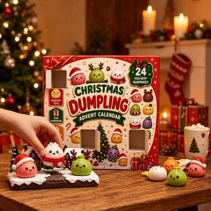🎄 Christmas Dumpling Squishy Advent Calendar 🎅🎁