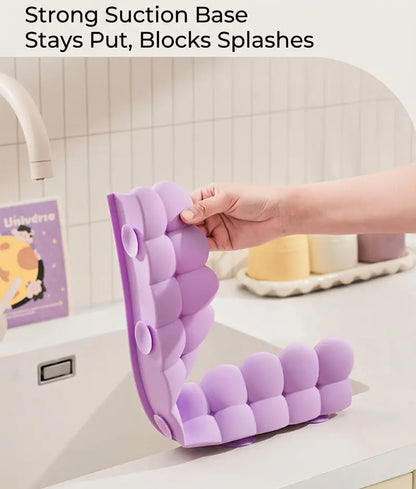 🚰✨ Silicone Sink Splash Guard – Keep Countertops Dry & Mess-Free with This Faucet Water Catcher! 💦