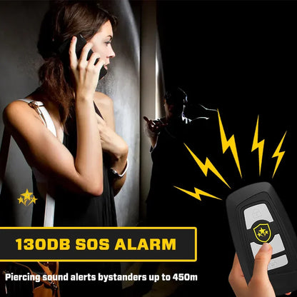 🛡 2026 Safety Alert ⚡️3-in-1 – stun gun, flashlight, and car alarm in a keychain