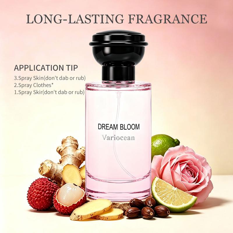 Dream Bloom long-lasting fragrance application visual