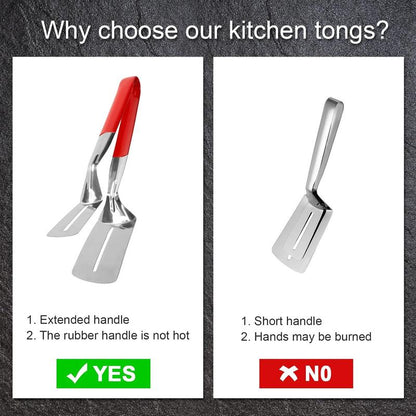 📢Buy 1 Get 1 Free⏰ Stainless Steel Shovel Clip – 2‑in‑1 Kitchen & Grill Tool 🍳🔥