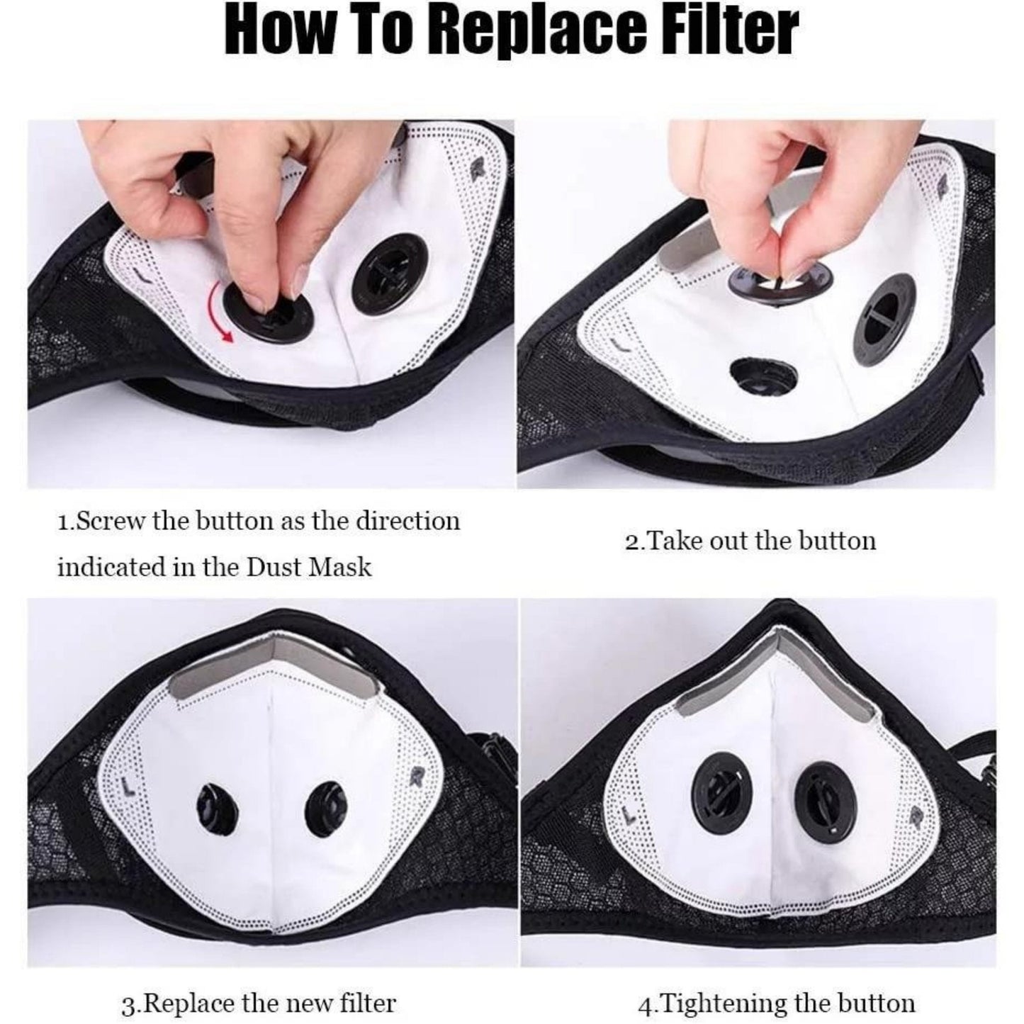 💕Hot sale 30% OFF💖Reusable Carbon Filter Dust Mask – Built for Active Lifestyles