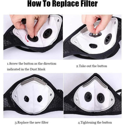 💕Hot sale 30% OFF💖Reusable Carbon Filter Dust Mask – Built for Active Lifestyles