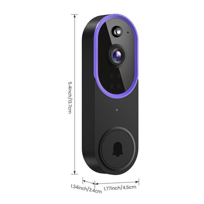 Wireless Video Doorbell Camera, Smart Security Doorbell Camera, 1080P, AI Human Detection