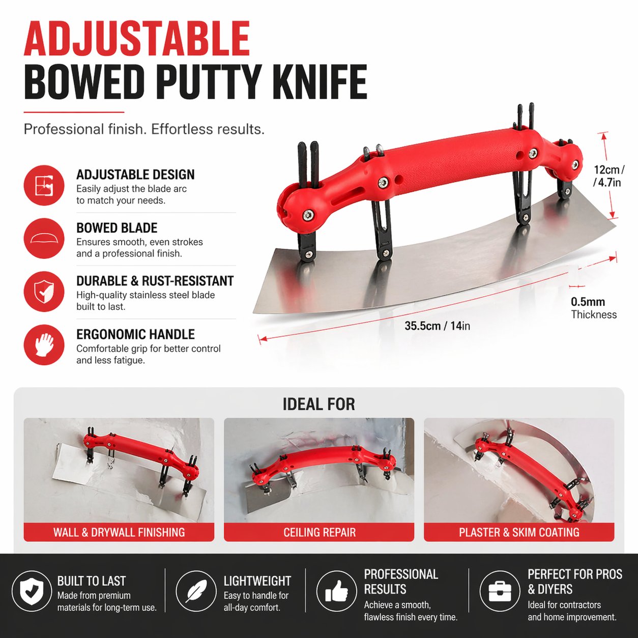 🔥Adjustable Curved Scraper
