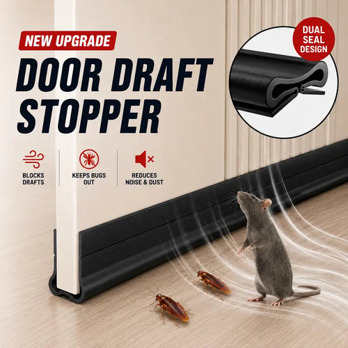 🚪 Triple-Seal Under Door Draft Stopper – Noise Reduction, Weather Protection & Energy-Saving Seal