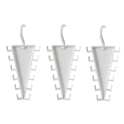 ✨ 12-Hook V-Shaped Closet Organizer – Save Space & Keep Accessories Tidy