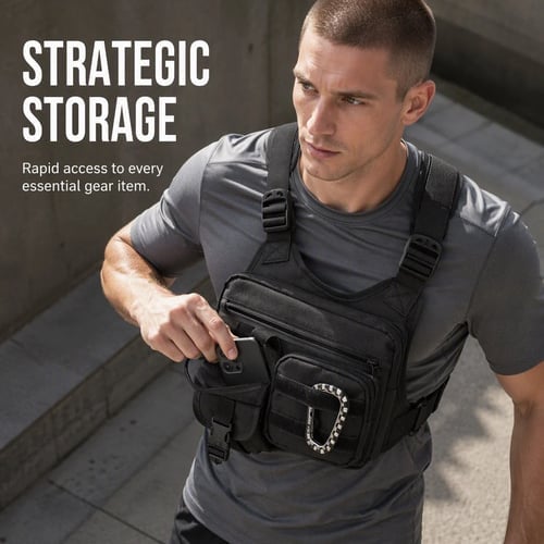 🔥😍 Over 31,000 Sold! 🎒 Tactical Gear on Your Chest – Quick Access, Zero Bounce, Full Freedom! ⚡