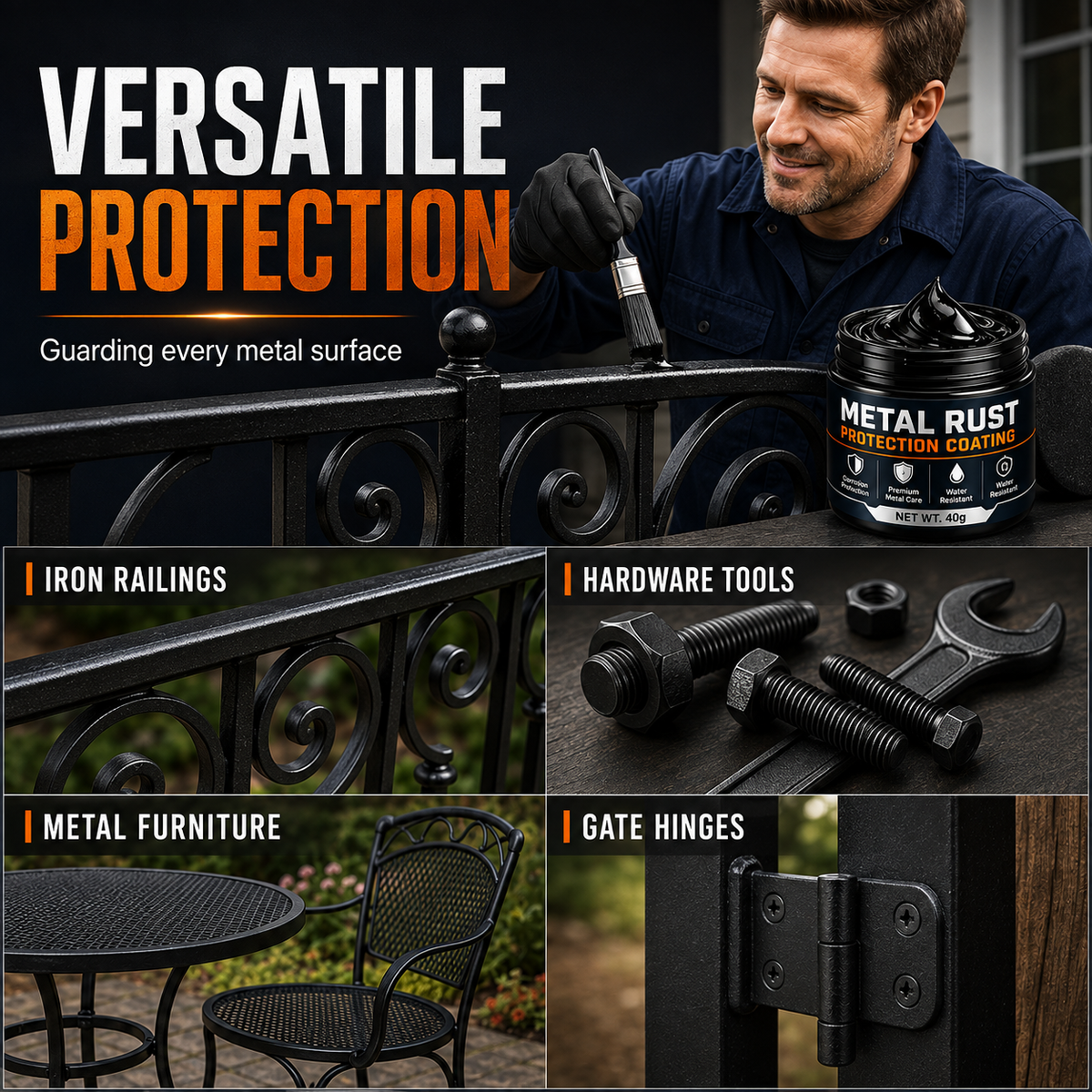 Trusted by 50,000+ Customers2026 Hot Sale-70% OFF PremiumMetal Rust Protection Paste restoresrusty gates,rai