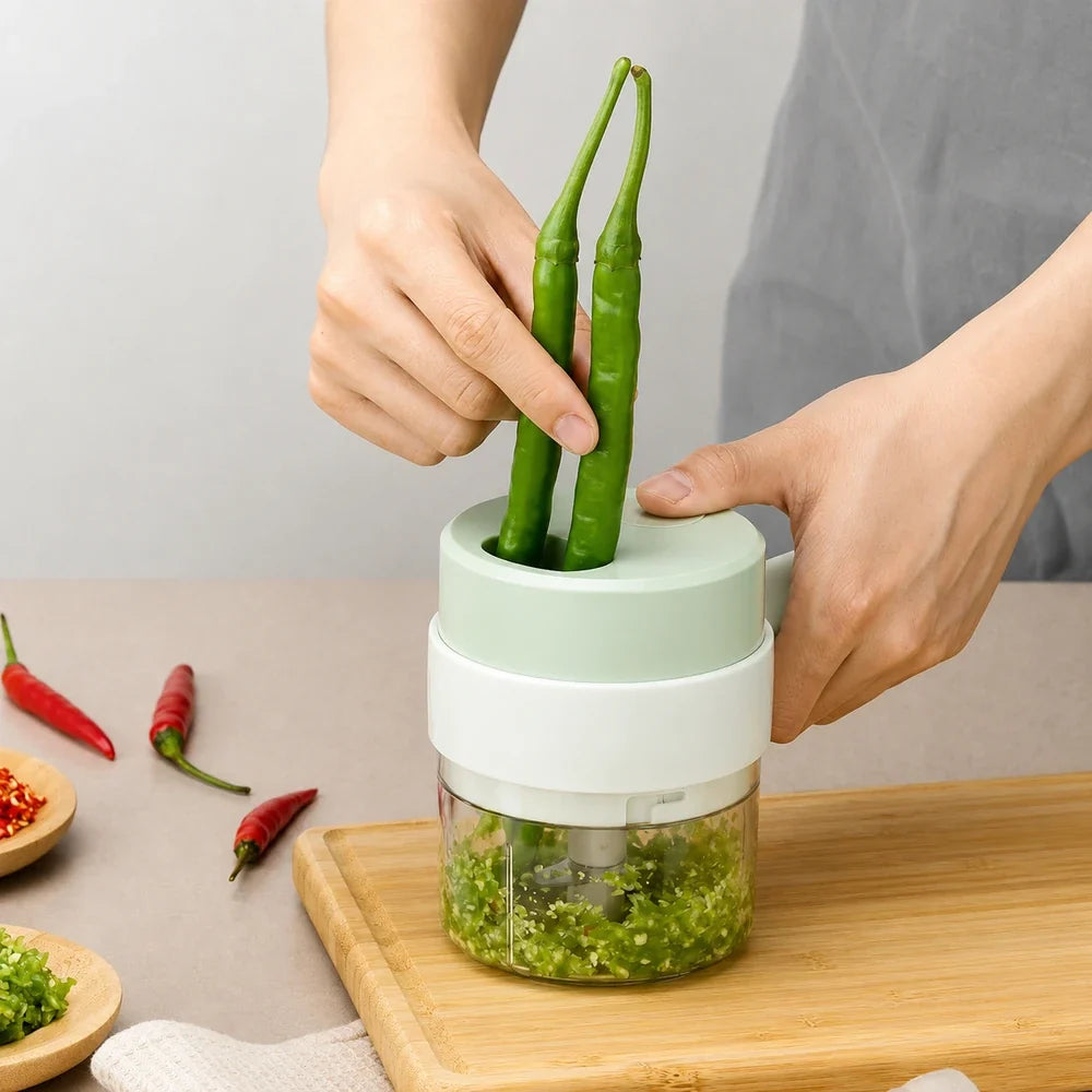 4-in-1 Handheld Electric Food Chopper