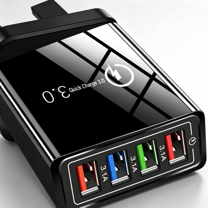 4-Port Quick Charge Charger view 1