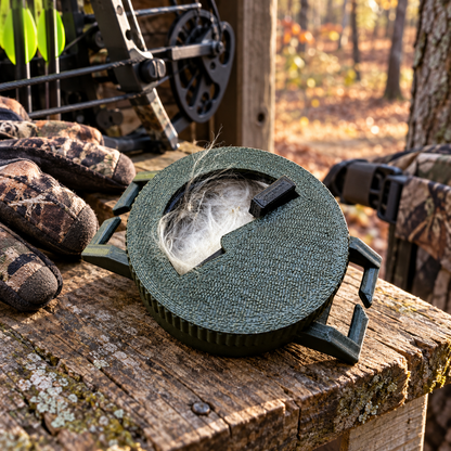 Bow Hunting Milkweed Dispenser - Wind Indicator Fluff For Saddle Hunters